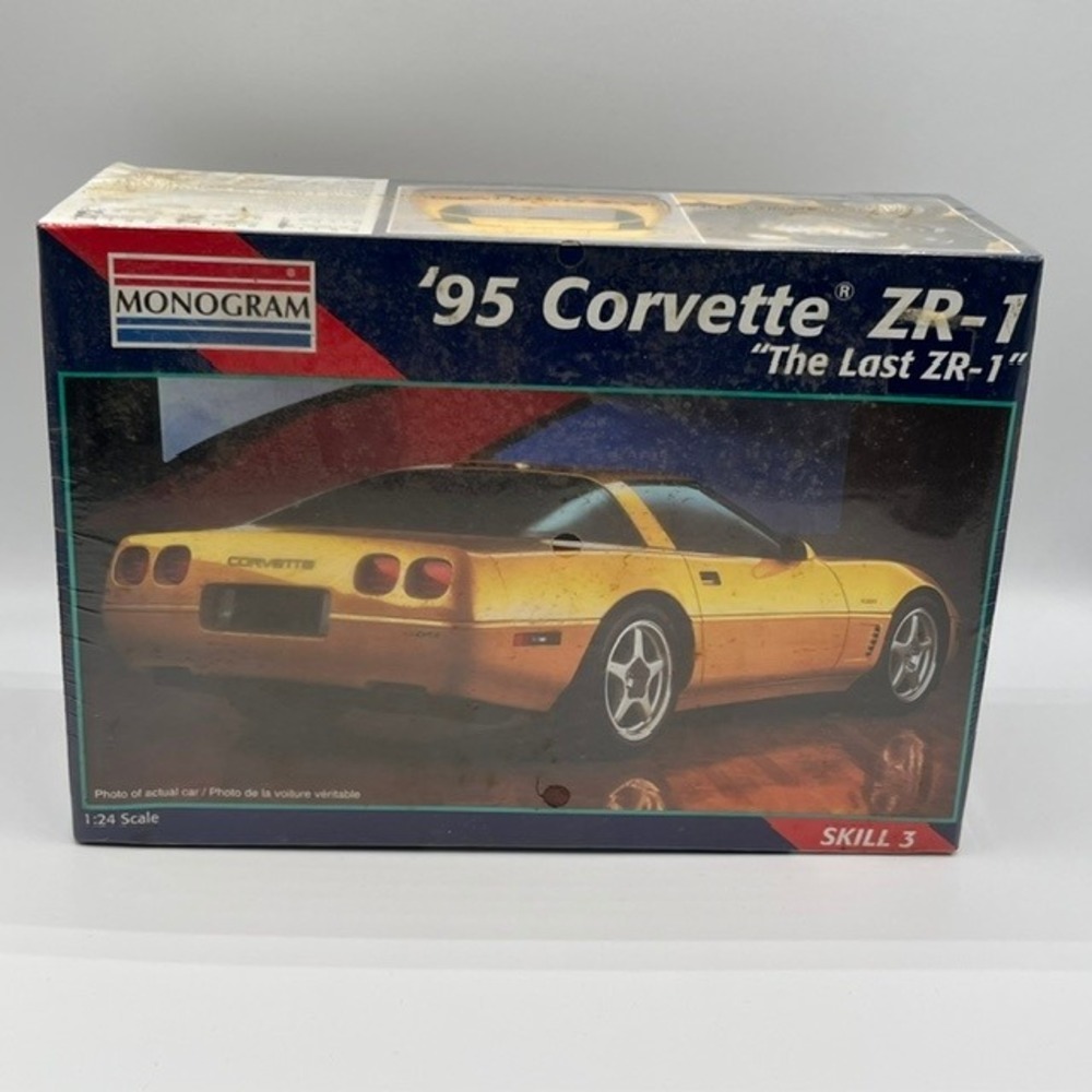 Monogram 95 Corvette ZR-1 The Last ZR-1 1:24 Scale Model Kit 2455 Skill 3 NEW